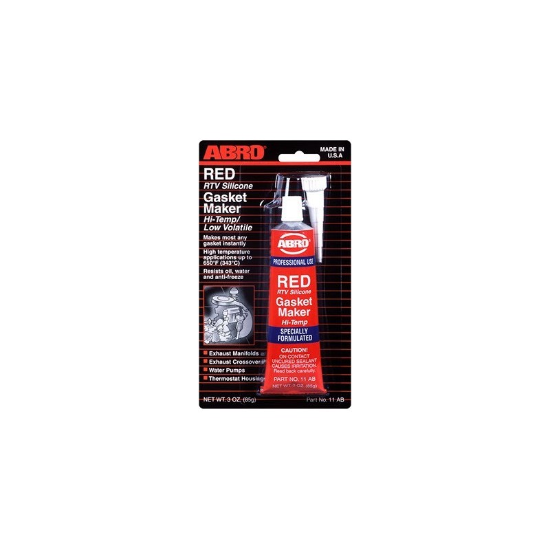 Abro Red Rtv Silicone Gasket Maker Buy Online Size Gram G