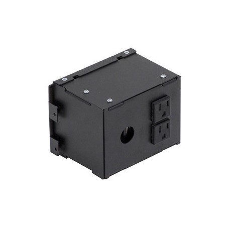 Wiremold InteGreat™ All Power Table Box, Field Wired, Black – TB672PPBKF