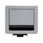 Wiremold InteGreat™ All Power Table Box, Cord Ended, Aluminum – TB672PPAL