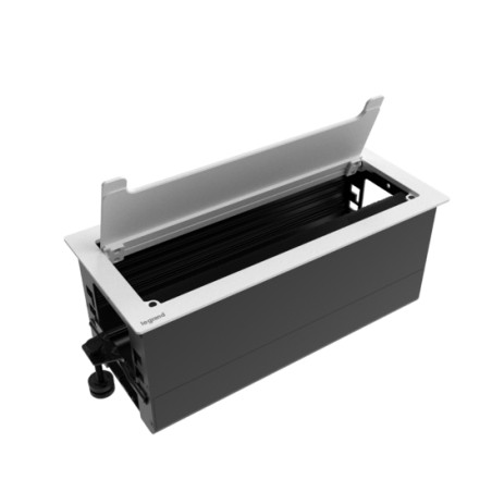 Wiremold Empty Access Table Box, White – ETB-WH