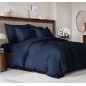 Navy Blue Duvet Cover Set – King Size 3-Piece, Ultra Soft Hotel Luxury (104"x90")