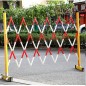 Mobile Retractable Barricade – Flexible Portable Traffic Safety Barrier with Wheels, FRP Material (Height: 120cm / 47.2")
