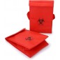 QWORK Medical Specimen Transport Bag – 2 Pack Biohazard Cooler Bags (6.75" x 10" x 5.75") – Red