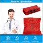 Biohazard Disposal Bags with Warning Label & Sterilization Indicator – 24" x 12" x 12" x 3 mil (100 Pcs/Pack)