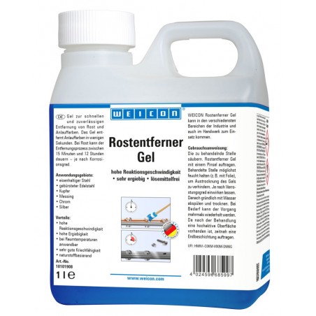 WEICON Rust Remover Gel – High-Efficiency Rust & Tarnish Cleaner