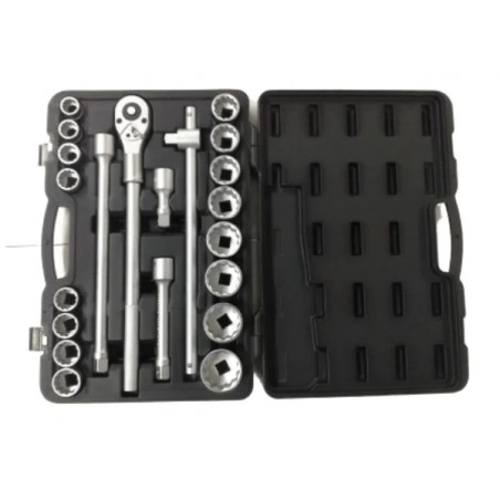 FORCE 3/4″DR. 21PCS Inches Socket Wrench Set – 6212S