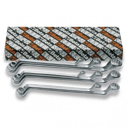 BETA 90/S8 8PCS 6–22MM Double Ended Deep Offset Ring Wrench Set