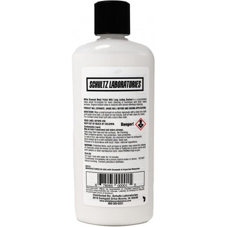 White Diamond Metal Polish with Long Lasting Sealant – 12 fl oz