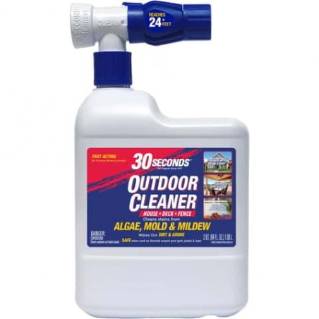 30 SECONDS Outdoor Cleaner Concentrate – 64 oz with Hose-End Attachment