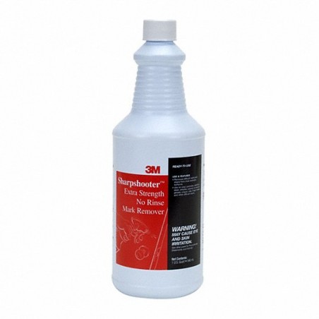 3M Mark Remover: Bottle, 32 oz, Liquid, 12 PK