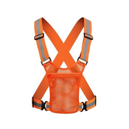 Reflective Strap Elastic Night Running Safety Vest