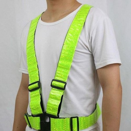 Adjustable Reflective Straps Safety Vest – Construction & Traffic Safety