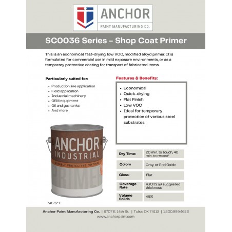 Economical Shop Coat Primer SC0036/37