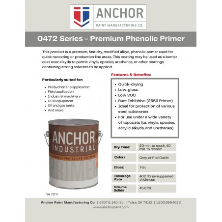 Premium Phenolic Primer – Red Oxide 2653