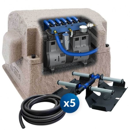 Airmax PondSeries PS60 – Pond Aeration System with 5 Diffusers (Up to 5 Acres / 50 ft Depth)