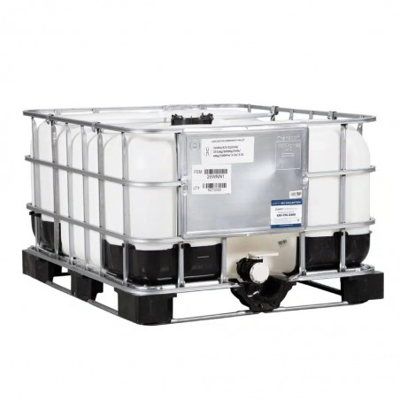 135 Gallon IBC Tote – Tank, Cage & Composite Pallet