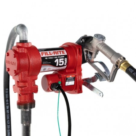 12V DC 15 GPM Fuel Transfer Pump with Nozzle