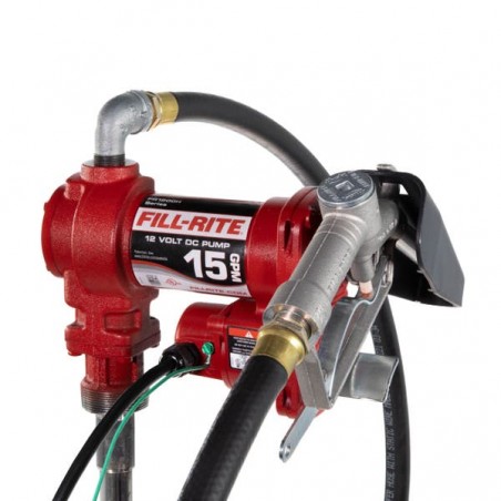 12V DC 15 GPM Fuel Transfer Pump with Nozzle