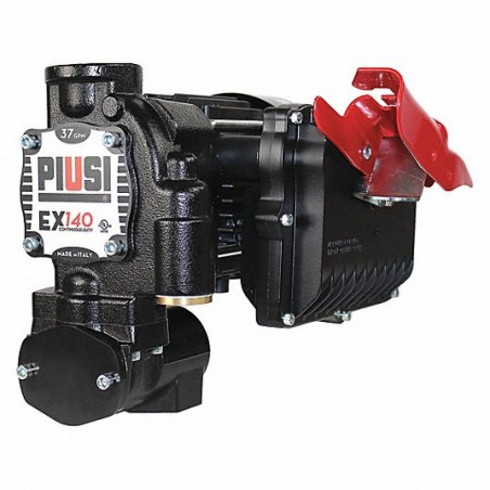 PIUSI Fuel Transfer Pump – 120V AC, Pump Only, Bung Mount, 37 GPM, 1 HP, Aluminum, cULus