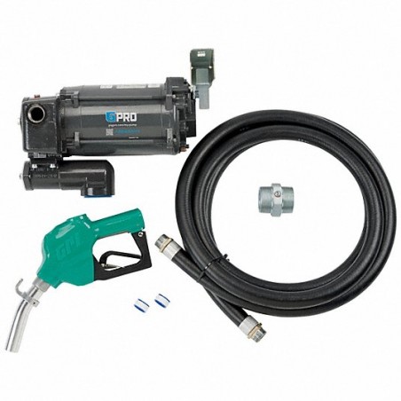 GPI Fuel Transfer Pump – 230V AC, Bung Mount, 35 GPM, Cast Iron, with Hose & Nozzle