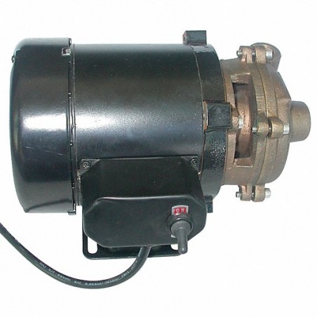 Marine Centrifugal Pump – Brass, 115V AC, 14.5 ft Max Head, 3/4" x 1/2" Intake/Discharge