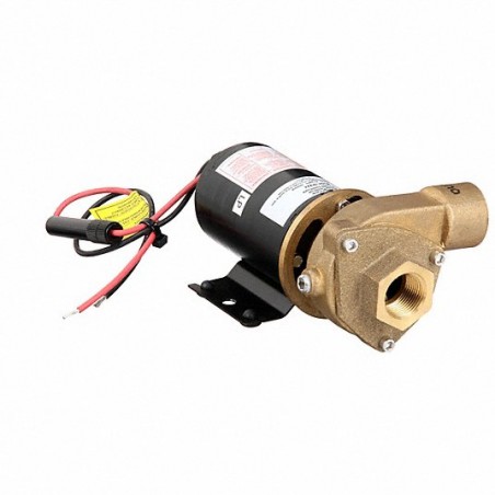Marine Centrifugal Pump – Brass, 12V DC, 17 ft Max Head, 3/4" x 3/4" Intake/Discharge