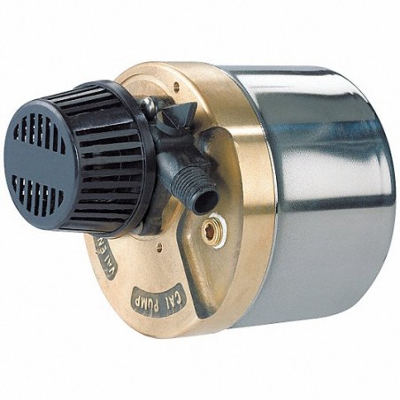 Marine Centrifugal Pump – 1/40 hp, 115V AC, 13.5 ft Max Head, 1/2 in Intake, 1/4 in Discharge