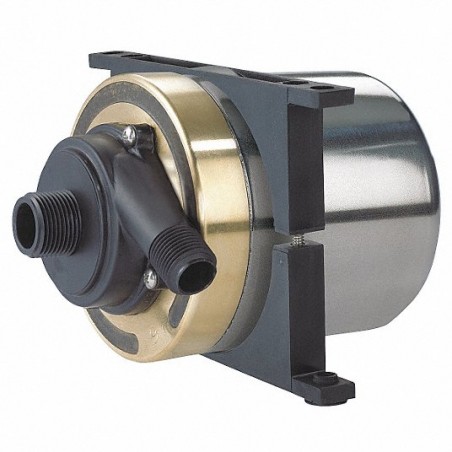 Marine Centrifugal Pump – 1/12 hp, 115V AC, 18 ft Max Head, 3/4 in Intake, 1/2 in Discharge