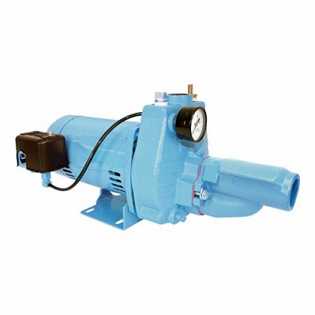 LITTLE GIANT Convertible Jet Pump – 1 1/4 in NPT Inlet, 1 in NPT Outlet