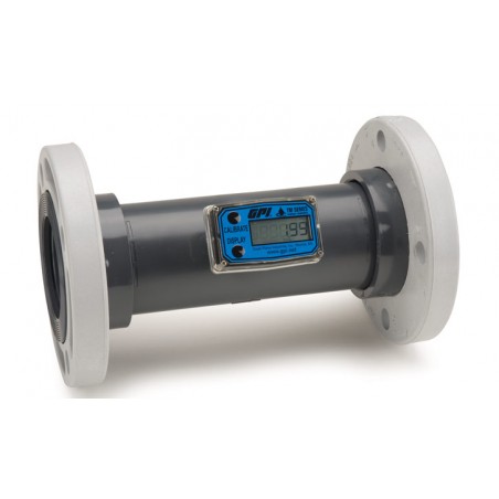 FLOMEC TM40FQ9GME TM400-F Electronic Flowmeter, PVC, 60 to 600 GPM