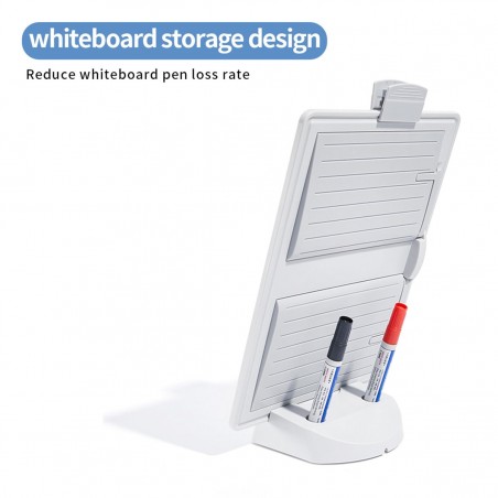 Magnetic White Board Paper Clipboard With Pen Slot – 3-in-1 Book Holder