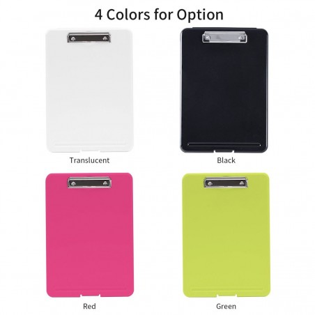 Plastic Clipboard Storage Case Box – Large Capacity A4 Clipboard with Storage