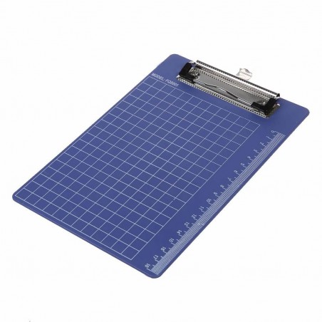 Pad Clip Holder Folder – Plastic Clipboard (Blue & Purple)