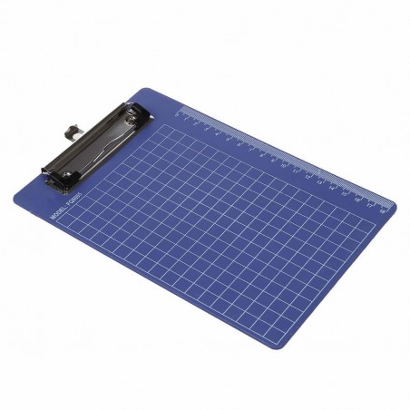 Pad Clip Holder Folder – Plastic Clipboard (Blue & Purple)