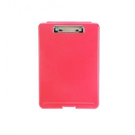 A4 Clipboard Box File – Durable Waterproof Document Filing Storage Case (Red)
