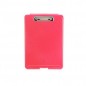 A4 Clipboard Box File – Durable Waterproof Document Filing Storage Case (Red)
