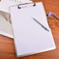 Metal Clipboard Folder A4 – Stainless Steel Clip Board for Bills & Documents