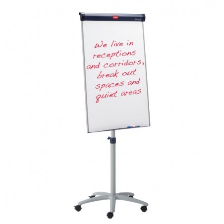 Rexel Nobo Barracuda Mobile Easel Flip Chart Whiteboard