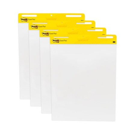 3M Post-it Easel Pad, 25 x 30-Inches, White, 30-Sheets/Pad