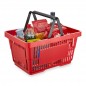 Hand Held Shopping Basket with Plastic Handle
