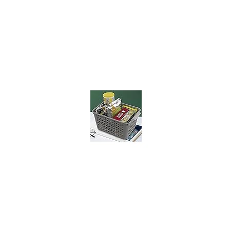 6-Pack Deep Slim Plastic Storage Baskets by Rinboat