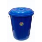 Blue Drum 100 Ltr Plastic Storage Bucket with 2 Steel Handles – Unilite