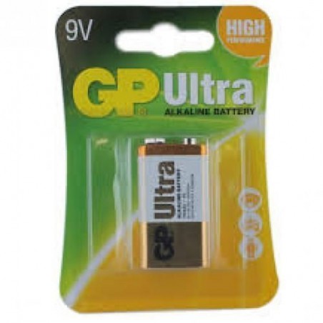 GP 9V Alkaline GP Ultra Battery – Long Lasting Power