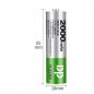 2000mAh Lithium-Ion Rechargeable Battery