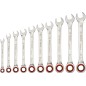 Bosch Ratchet Spanner Set 10pc Professional