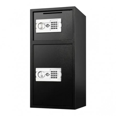 Deposit Safe DDS-80EL Black – Large Digital & Key Lock Safe