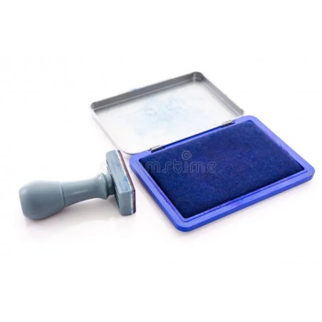 Handcrafted Wooden Rubber Stamps with Ink Pads