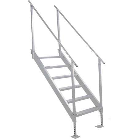 Dock Ladder, Boat Ladder – 350/500 lbs Capacity Aluminum Swimming Ladder, Nonslip Design, Pontoon Boat Ladder