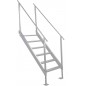 Dock Ladder, Boat Ladder – 350/500 lbs Capacity Aluminum Swimming Ladder, Nonslip Design, Pontoon Boat Ladder