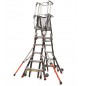 Little Giant Ladders B2200472 Fiberglass Compact Safety Cage Ladder – Black – 6-10 ft. Type 1AA – 19506-244
